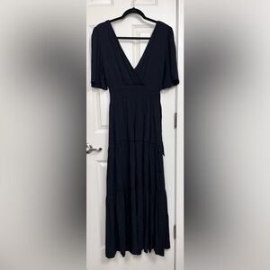 Lovestitch Floral Embroidery Maxi Dress NWOT